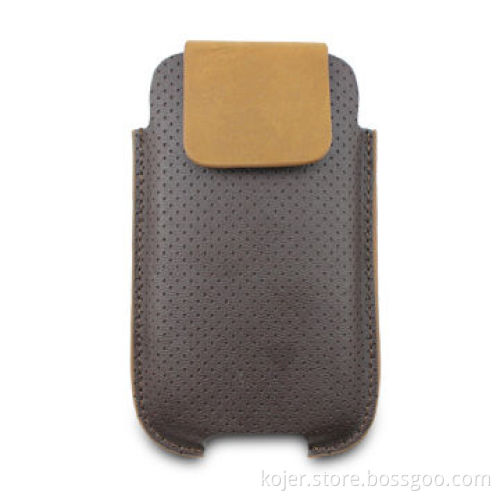 Mobile Phone Pouch for Apple's iPhone 4, Made of PU Leather, Velcro Closure, OEM Orders Welcomed